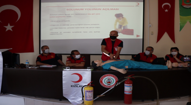 İtfaiye Personellerine Temel İlkyardım Eğitimi