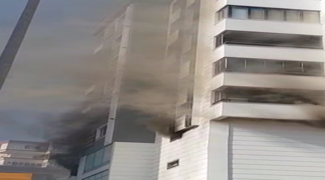 Karaköprü'de iş yeri yangını