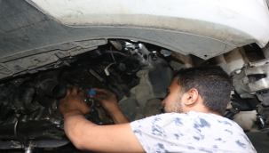 Oto esnafında bayram yoğunluğu 