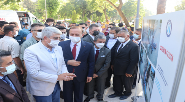 Şanlıurfa'da "Direnen Filistin" sergisi açıldı