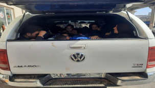 Şanlıurfa'da durdurulan araçta 17 göçmen yakalandı