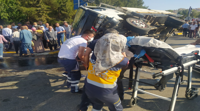 Şanlıurfa'da kamyonun freni boşaldı, 1 ölü