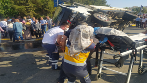 Şanlıurfa'da kamyonun freni boşaldı, 1 ölü
