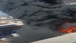 Şanlıurfa'da korkutan yangın