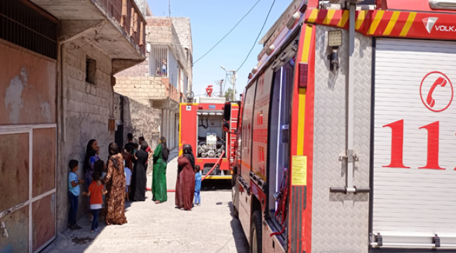 Şanlıurfa'da mesken yangını