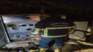 Şanlıurfa'da Trafo Yangını
