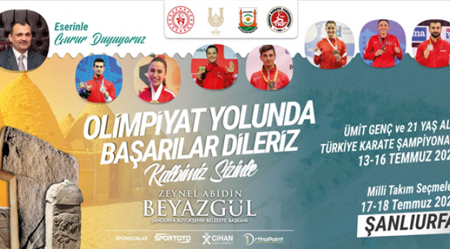 Şanlıurfa, Türkiye Karate Şampiyonasına Ev Sahipliği Yapıyor