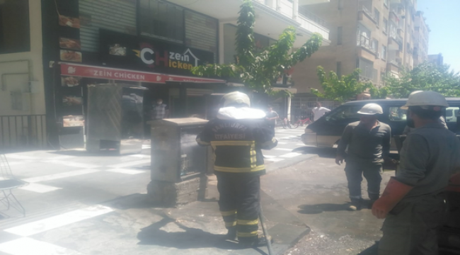 Urfa'da elektrik panosunda yangın çıktı!