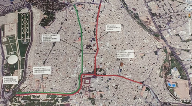 Urfa'da O yollar trafiğe kapatılacak!