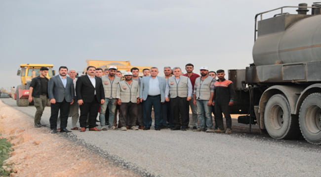Başkan Beyazgül Asfalt Çalışmalarını Yerinde İnceledi