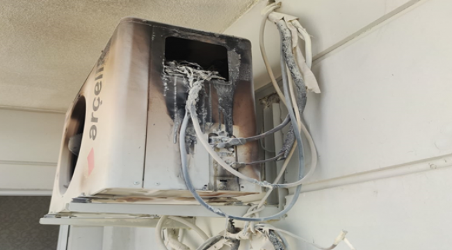 Ceylanpınar'da yangın!