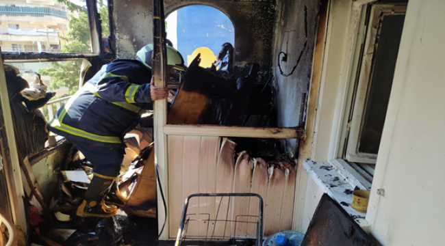 Haliliye'de bir evde yangın çıktı