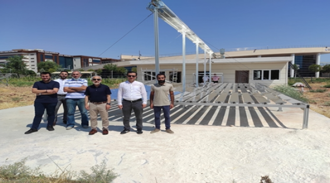 Harran Üniversitesi'nde Yoğunlaştırılmış Güneş Kolektörü Geliştirildi