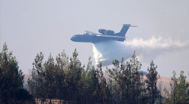 Kahramanmaraş'ta Yangın söndürme uçağı düştü