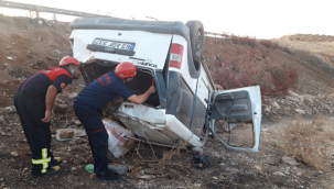 Şanlıurfa'da sıkışmalı kaza, 3 yaralı