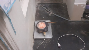 Suruç'ta ocakta unutulan yemek yangına neden oldu