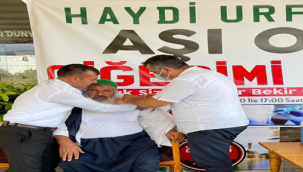 Urfa'da esnaftan aşı kampanyasını tam destek 