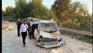 Urfa'da heyelan, 3 yaralı