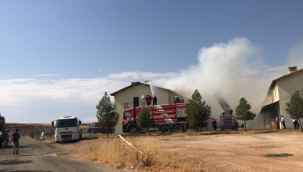 Urfa'da yangın paniği