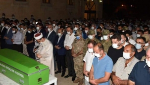 Vali Erin'in babası toprağa verildi