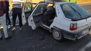 Akçakale yolunda kaza, 1 yaralı