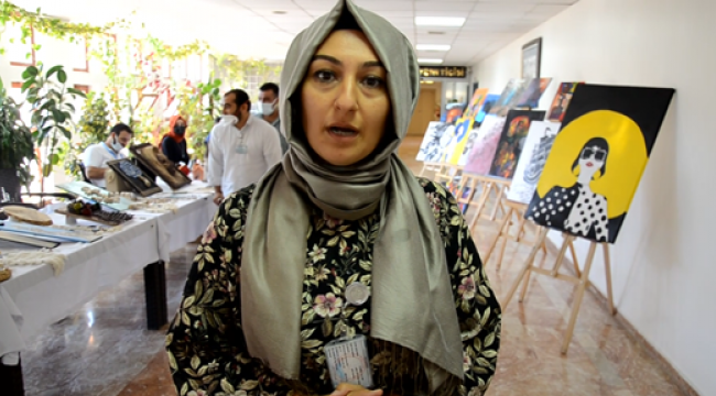 AMATEM'DE Tedavi Gören Hastalar Sergi Açtı