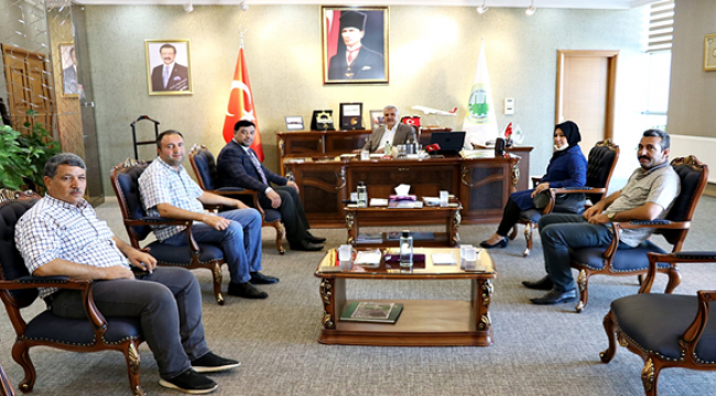 Anavatan İl Başkanı Aslan'dan iki odaya Ziyaret