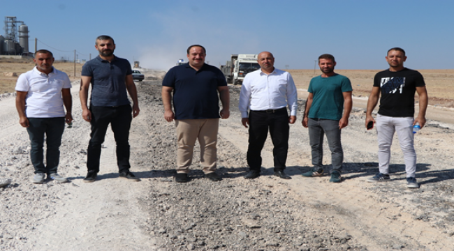Başkan Ekinci OSB'de yol genişletme çalışmalarını inceledi
