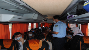 Büyükşehir Zabıtadan Otogarda Aşı Kartı Ve Pcr Testi Denetimi