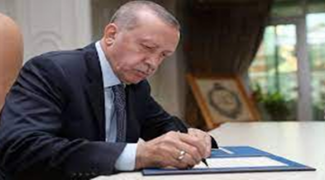 Cumhurbaşkanı imzaladı