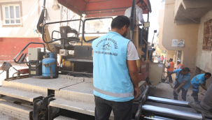 Eyyübiye belediyesi asfalt atağını sürdürüyor