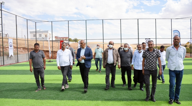 Hilvan Belediyesi Yeni Bir Semt Sahasının Açılışını Yaptı