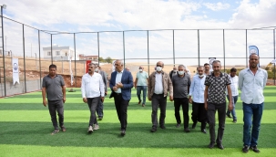 Hilvan Belediyesi Yeni Bir Semt Sahasının Açılışını Yaptı