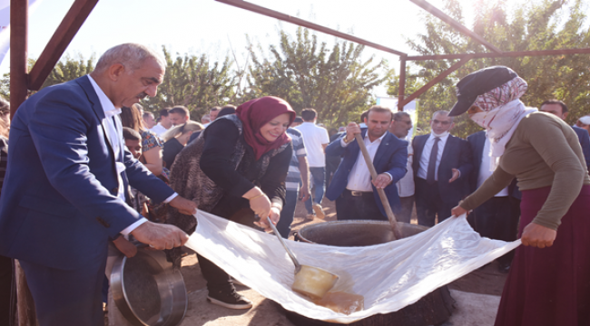Hilvan'da Bağbozumu ve Şire şenliği düzenlendi