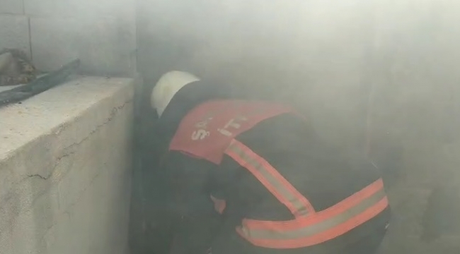 Şanlıurfa'da çıkan yangın maddi hasara neden oldu
