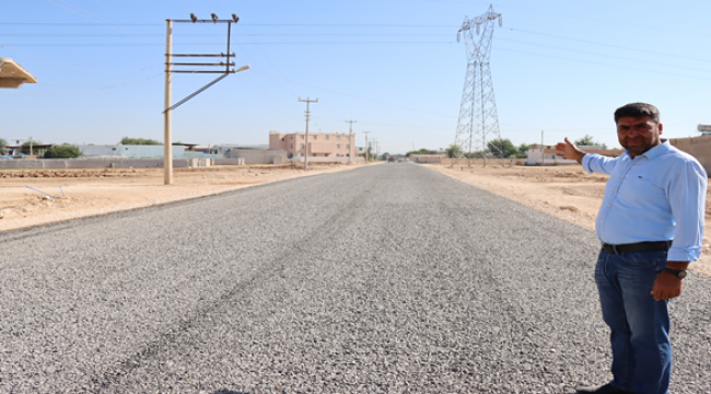 Suruç dinlence mahallesi yolu sathi asfaltla buluştu