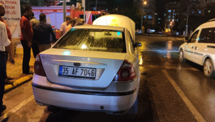 Urfa'da araç alev aldı!