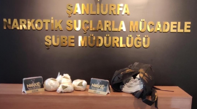 Urfa'da uyuşturucu operasyonu: 3 gözaltı