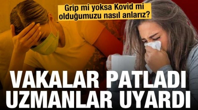 Uzmanlar açıkladı: Grip ile koronavirüs nasıl ayırt edilir, belirtileri nelerdir?