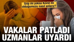 Uzmanlar açıkladı: Grip ile koronavirüs nasıl ayırt edilir, belirtileri nelerdir?