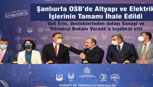 Vali Erin, Bakan Varank'a teşekkür etti