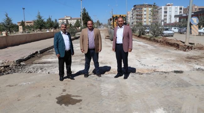 Başkan Ekinci; Söz verdiğimiz gibi üst yapı çalışmalarına başladık