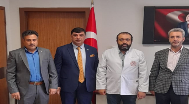 İl başkanı Aslan'dan Kaya'ya ziyareti