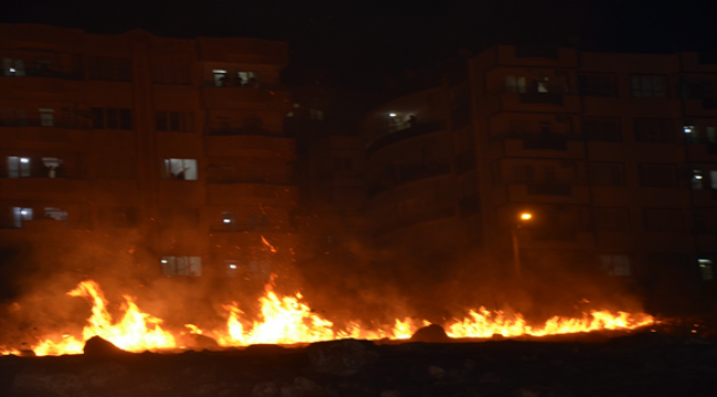 Karaköprü'de korkutan yangın