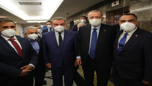 Şanlıurfaspor yönetiminden Cumhurbaşkanı Erdoğan'a ziyaret