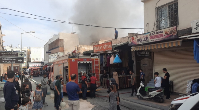 Urfa'da mesken yangını