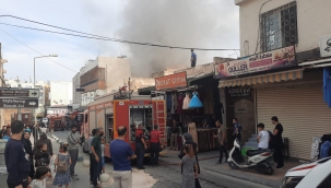 Urfa'da mesken yangını