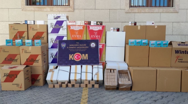 Urfa'da Sigara kaçakçılarına dev operasyon!