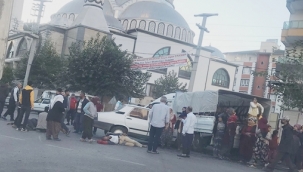 Urfa'da trafik kazası, 5 yaralı