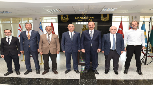 Vali Erin, TDK Başkanı ve Beraberindeki Heyeti Ağırladı